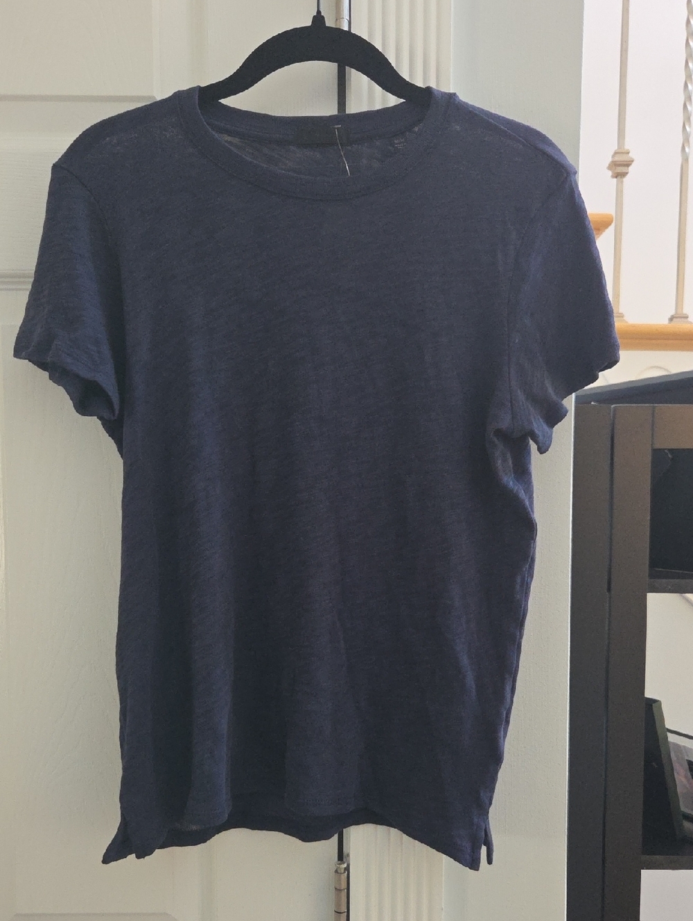 ATM Anthony Thomas Melillo Navy Short Sleeve Crewneck Tee